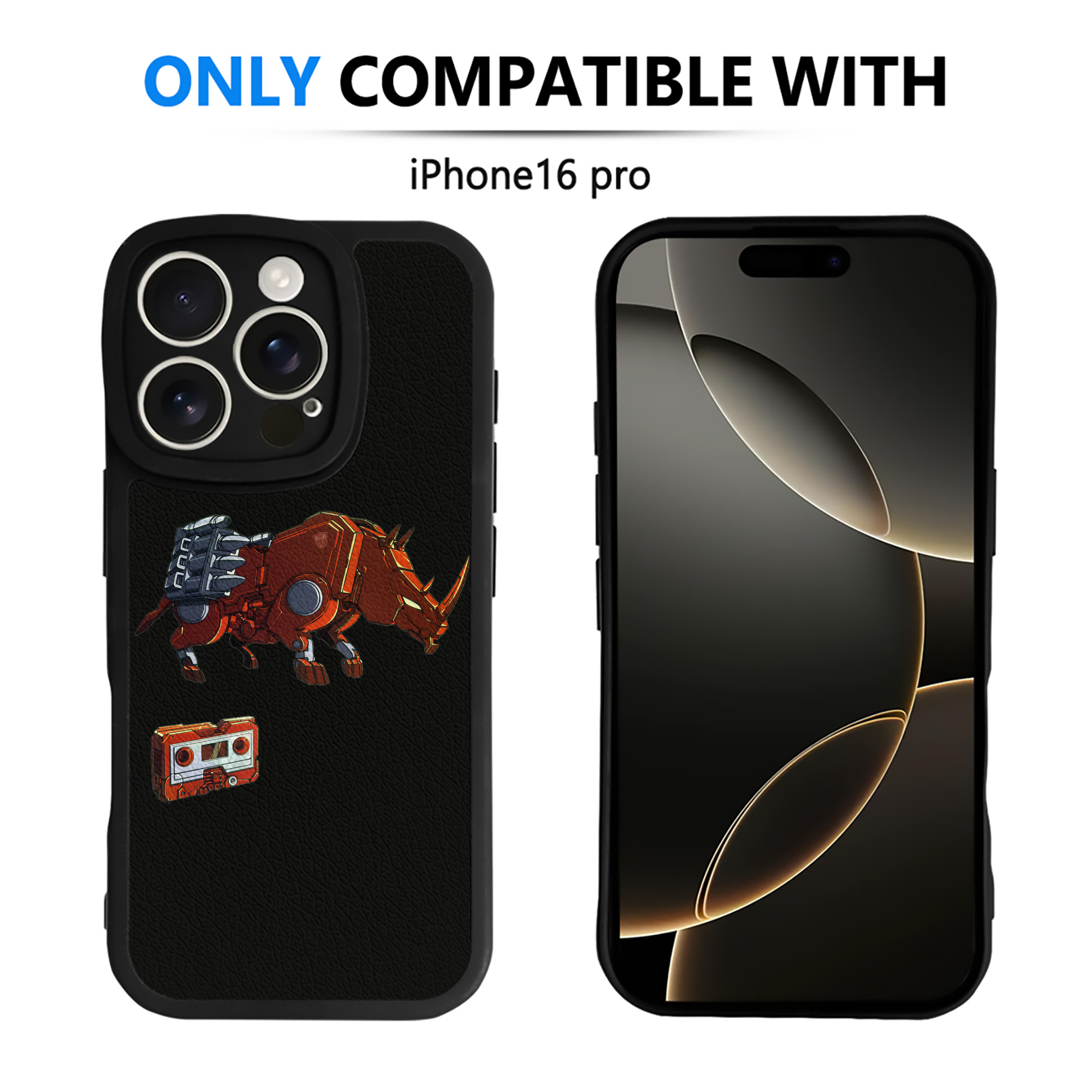 （画像用）  【iPhone 16シリーズ対応】シリコンスマホケース（レザー調） 材質：シリコン